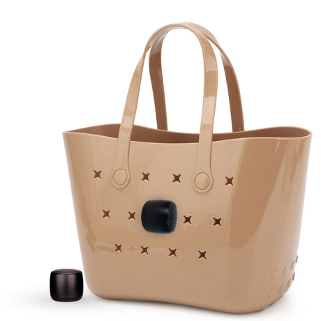 ToteTunes waterproof Bluetooth speaker product listing photo — Black colorway