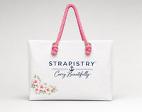 Sarasota Florida Watercolor Canvas Beach Tote | Custom Destination Tote by Strapistry